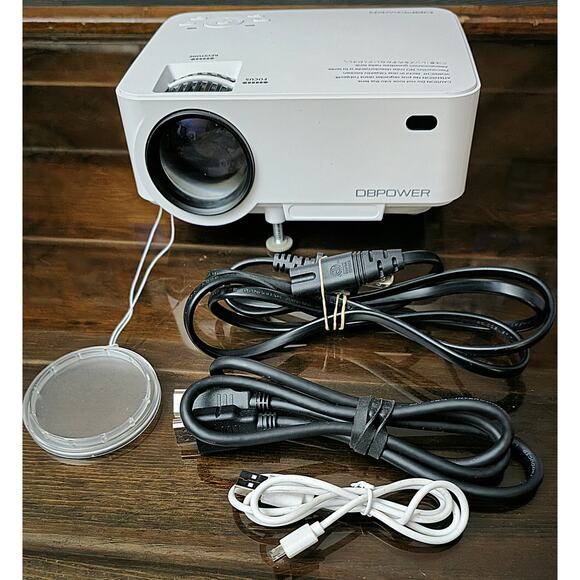 DBPower Mini Projector. 
Model: T20 Gently used. - Picture 1 of 11